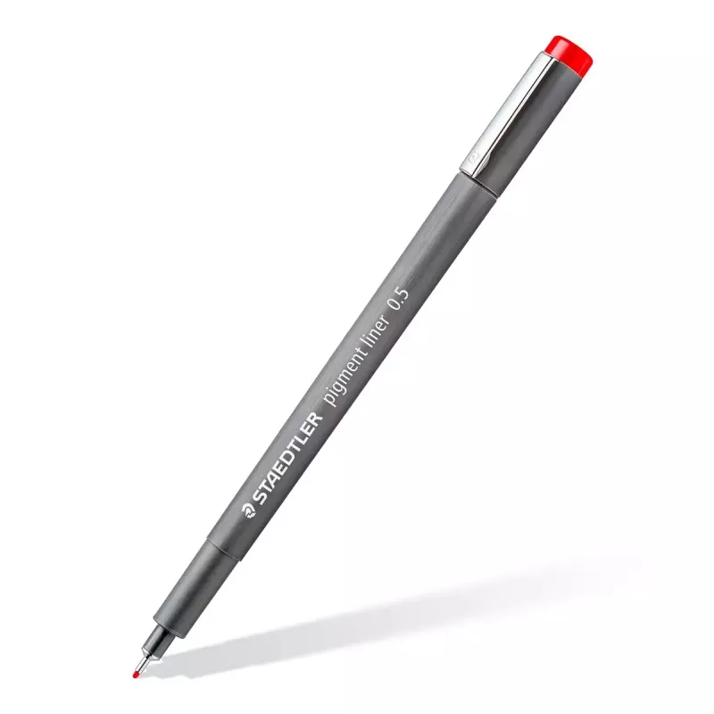 Staedtler Pigment Liner 308 fineliner, 0,5 mm, estojo de 6