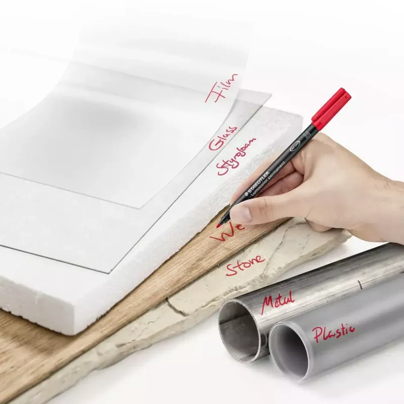 Marcador permanente Staedtler Lumocolor 317, conjunto de 4