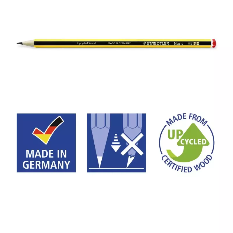 Lápis Staedtler Noris 120 5 peças certificado PEFC