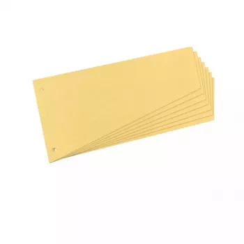 Separadores Herlitz 10838381 cartão amarelo 100 peças