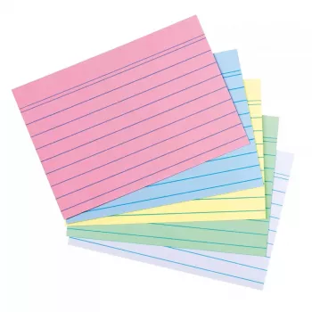 Fichas Herlitz 50019373 azul rosa vermelho-rosa