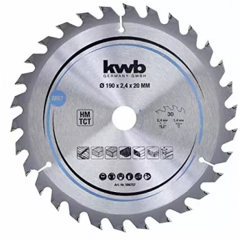 Disco de serra circular KWB 586757 com pastilhas de metal duro 1 unid.
