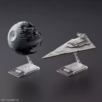 Conjunto de montagem Revell Death Star II + Imperial Star Destroyer
