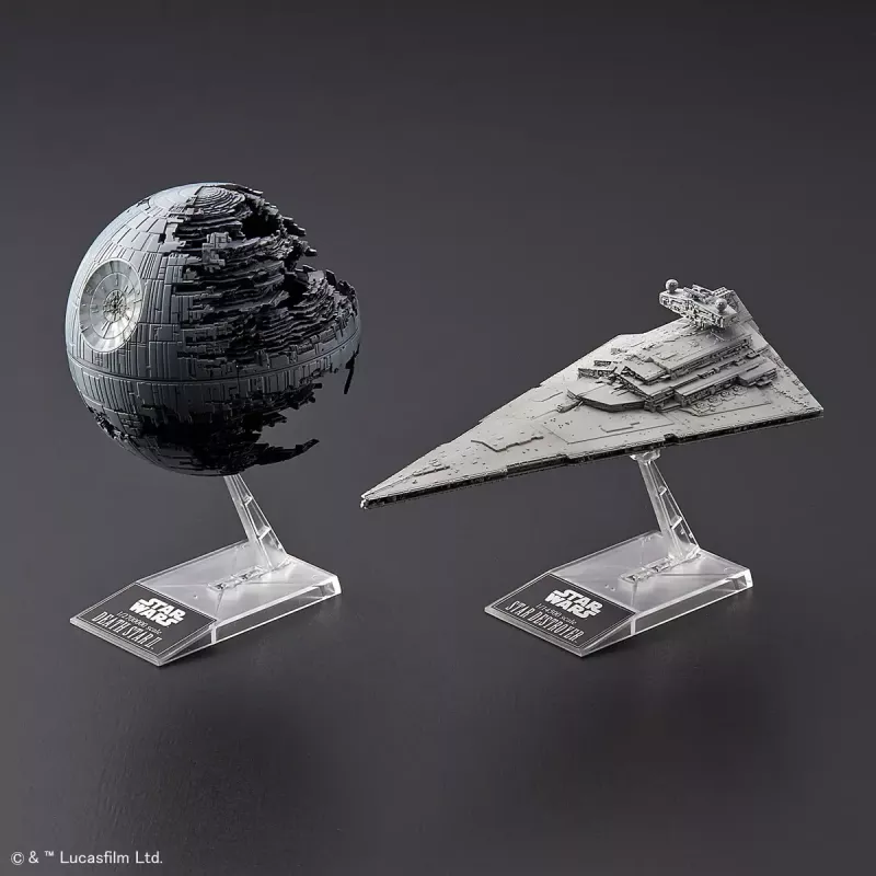 Conjunto de montagem Revell Death Star II + Imperial Star Destroyer