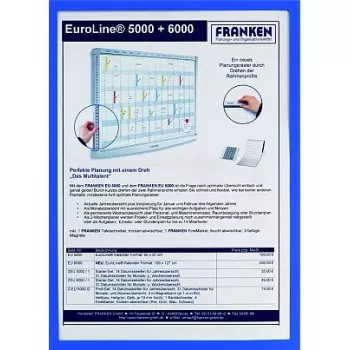 Moldura magnética A3 Franken ITSA3M 03 azul