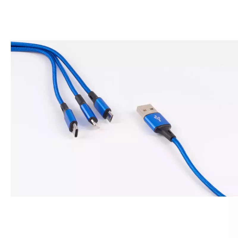 Cabo USB ShiverPeaks BS14-50071 1,2 m USB A/USB C / Micro-USB B azul