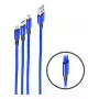 Cabo USB ShiverPeaks BS14-50071 1,2 m USB A/USB C / Micro-USB B azul
