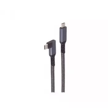 Cabo USB-C para USB-C ShiverPeaks BS14-75017, USB 3.2 Gen 2 (10 Gbit/s), 2 m, preto/branco