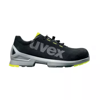 Sapatos de segurança UVEX 8544.8 S2 SRC — mulher, parte superior em microveludo, sola de PU, forro em mesh
