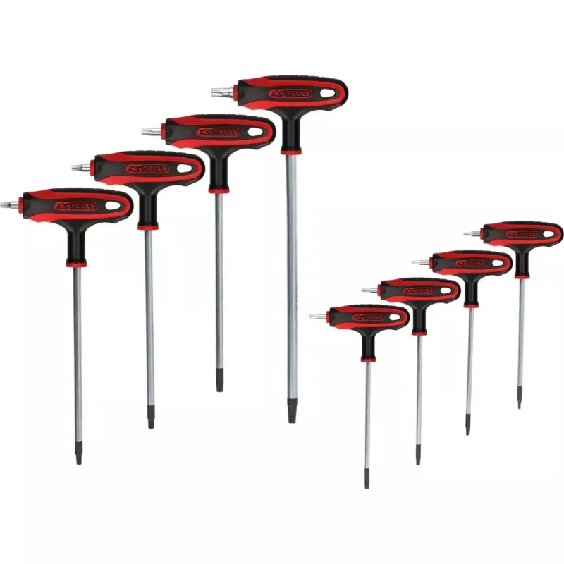Chave Torx em L KS Tools 151.8165 aço cromo-vanádio 8 unidades