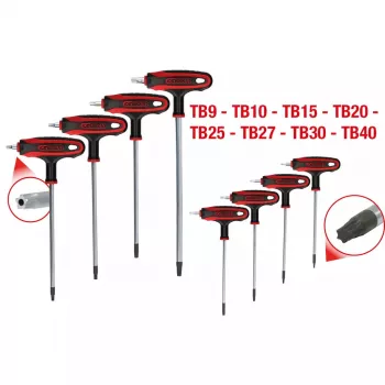 Chave Torx em L KS Tools 151.8165 aço cromo-vanádio 8 unidades