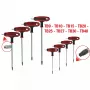 Chave Torx em L KS Tools 151.8165 aço cromo-vanádio 8 unidades