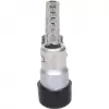 Conjunto de bits para chave de fendas KS Tools 911.1480 8 peças níquel 25 mm haste 1/4 polegadas DIN 3126 ISO 1173 - E 6,3