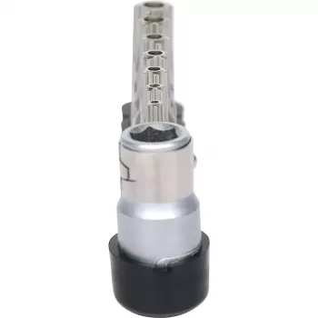 Conjunto de bits para chave de fendas KS Tools 911.1480 8 peças níquel 25 mm haste 1/4 polegadas DIN 3126 ISO 1173 - E 6,3