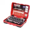 Conjunto de chaves de caixa KS Tools 918.3050 31 pontas aço cromo-vanádio