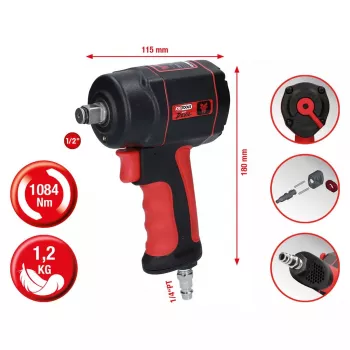 Parafusadeira com bateria e chave de impacto KS Tools 515.1315