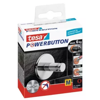 Croché universal TESA Powerbutton 59321 cromado
