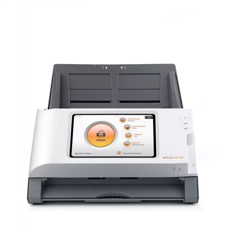 Plustek eScan A280 Essential ADF digitalizador 600 x 600 DPI A4 preto, branco