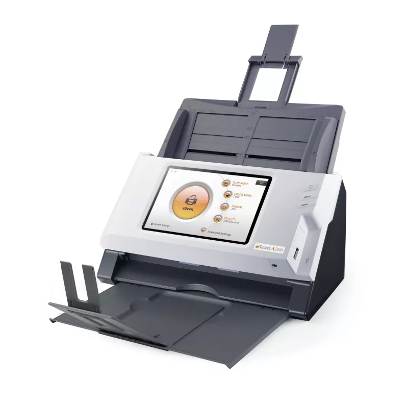 Plustek eScan A280 Essential ADF digitalizador 600 x 600 DPI A4 preto, branco
