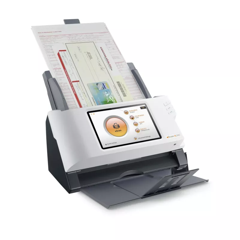 Plustek eScan A280 Essential ADF digitalizador 600 x 600 DPI A4 preto, branco