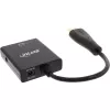 Conversor InLine HDMI para VGA com entrada de áudio saída HDMI VGA e áudio estéreo