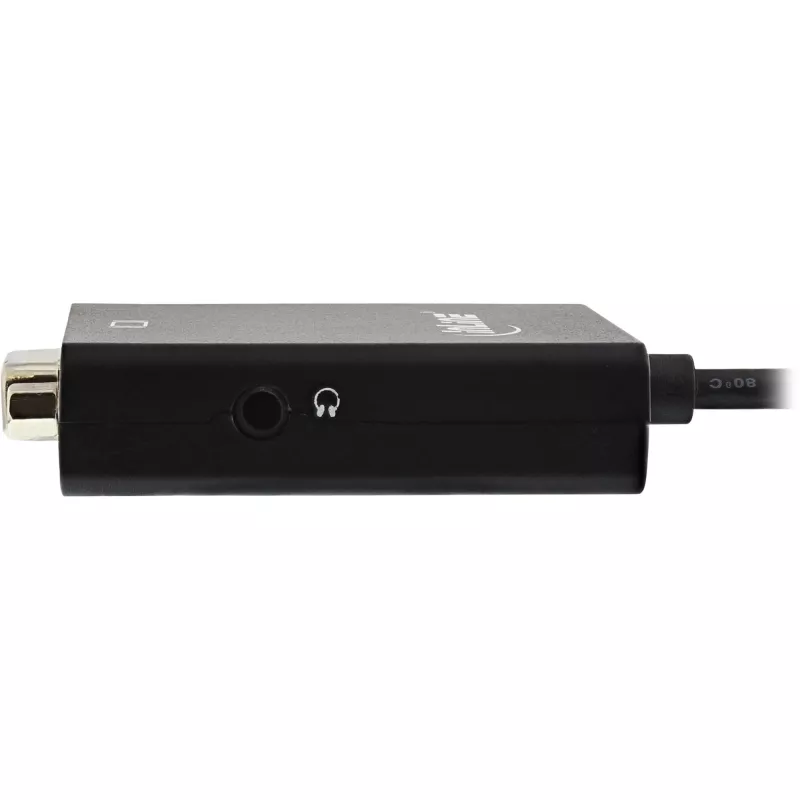 Conversor InLine HDMI para VGA com entrada de áudio saída HDMI VGA e áudio estéreo