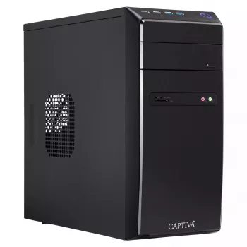 PC de secretária CAPTIVA Power Starter R65-472 AMD Ryzen 5 5600G 8GB 500GB SSD AMD Radeon Windows 11 Pro