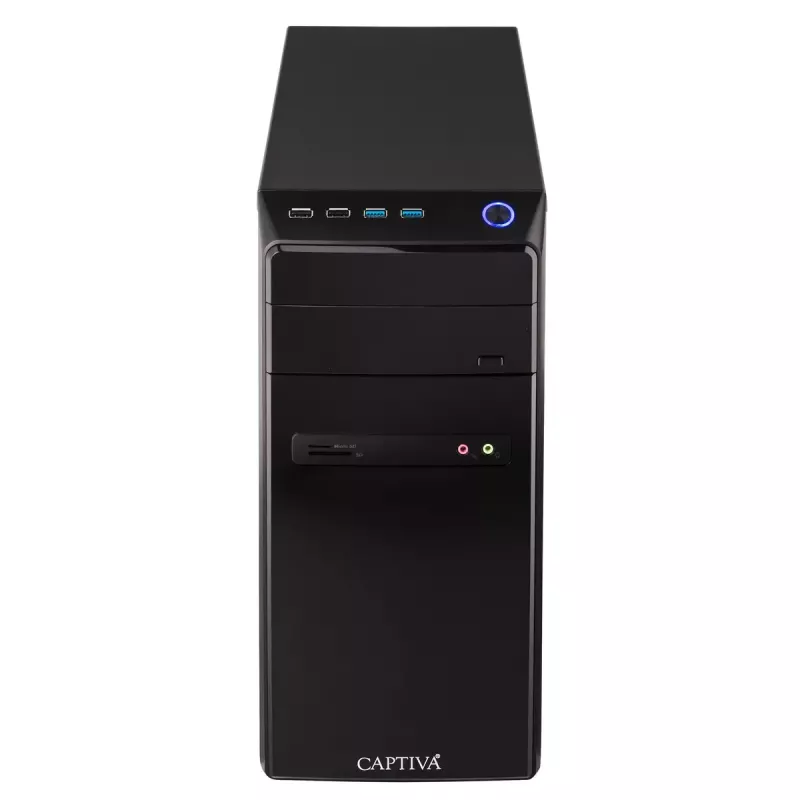 PC de secretária CAPTIVA Power Starter R65-473 AMD Ryzen 5 5600G 8GB 500GB SSD AMD Radeon