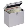Mala de armazenamento Hama 00181435 Microgroove para discos de vinil prateada