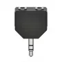 Splitter de áudio Hama 00305036 preto 3,5 mm para 2 x 3,5 mm