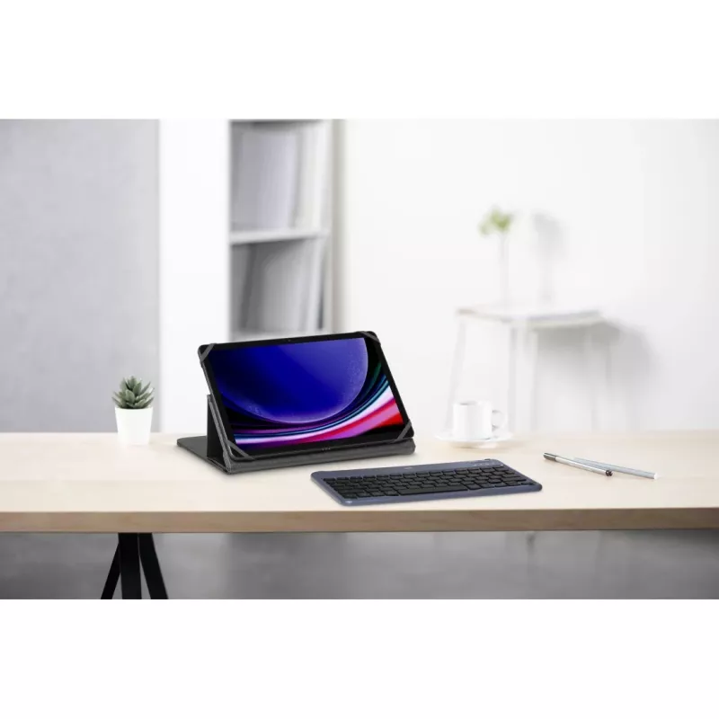 Hama Travel 500 capa com teclado Bluetooth para tablets de 7–11 polegadas, QWERTZ (DE), preta