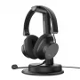 Headset Hama BT-900 com fios e sem fios head-band escritório/call center USB Type-C Bluetooth base de carregamento preto
