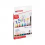 Edding marcador 4-1340-10-4 10 cores ponta pincel