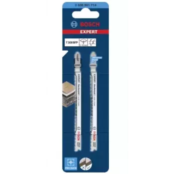 Lâmina de serra de vaivém Bosch T 308 BFP bimetal 2 unidades para painéis de laminado