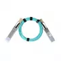 Cabo de fibra ótica BlueOptics InfiniBand QSFP56 para QSFP56 15 m aqua