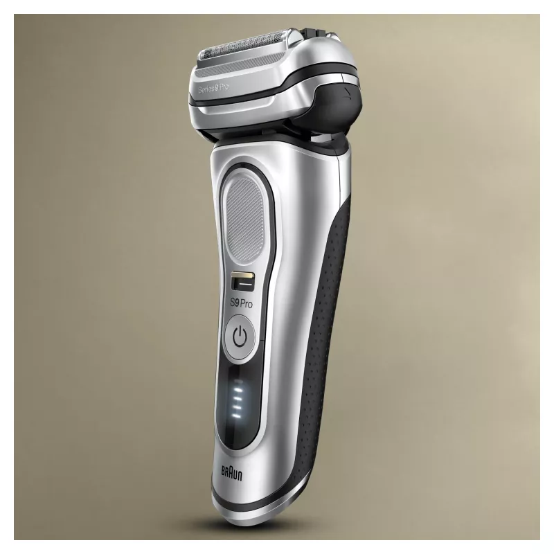 Braun Series 9 Pro 81744531 máquina de barbear homem máquina de barbear de lâminas aparador prateado