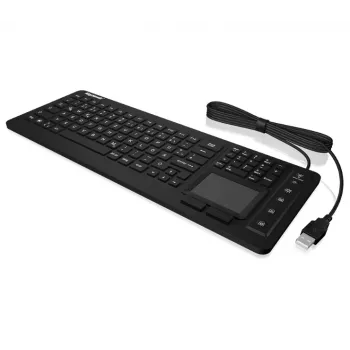 KeySonic KSK-6231 INEL (FR) teclado industrial USB AZERTY francês preto