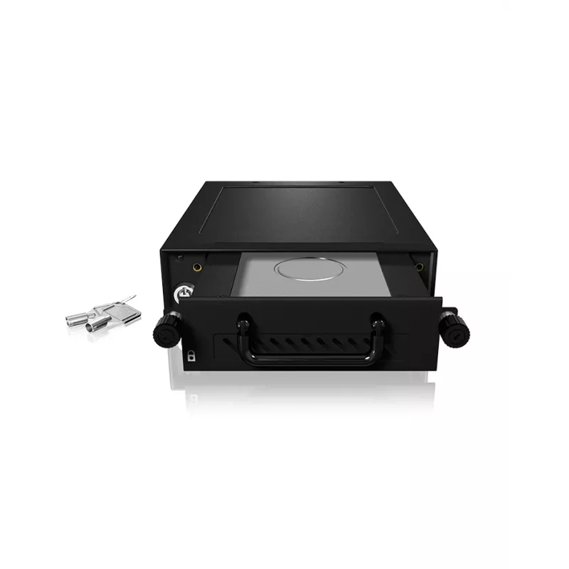 ICY BOX Carrier IB-148SSK-B caixa para HDD/SSD preto 2,5/3,5 polegadas