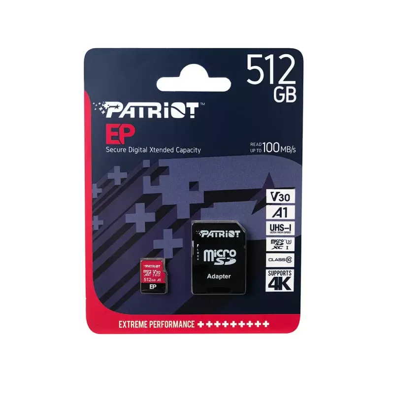 MicroSDXC Patriot Memory 1 TB Classe 10 UHS-3 EP SERIES