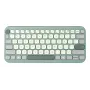 ASUS Marshmallow KW100 90XB0880-BKB200 teclado, disposição alemã QWERTZ, mecanismo de tesoura, tecla Copilot, verde