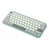 ASUS Marshmallow KW100 90XB0880-BKB200 teclado, disposição alemã QWERTZ, mecanismo de tesoura, tecla Copilot, verde