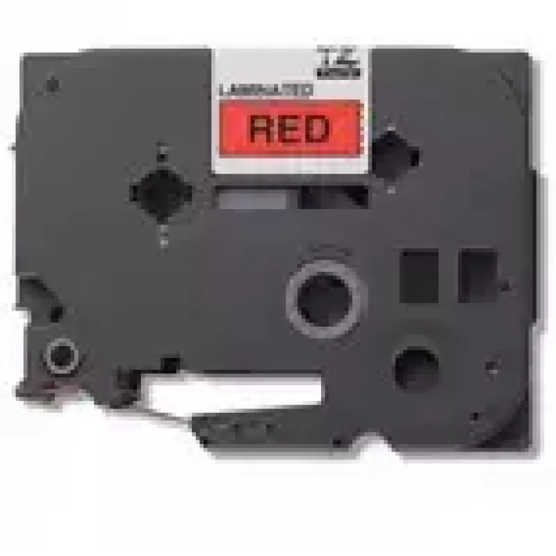 Fita de etiquetar Brother TZ-461 preto sobre vermelho