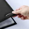 Livro de exposição A4 Rexel Soft Touch Smooth 24 bolsas preto, preto, 24 bolsas, A4, 530 g, 237 mm, 324 mm