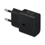 Fonte de alimentação Samsung 25W EP-T2510XBEGWW preto USB-C carregamento rápido
