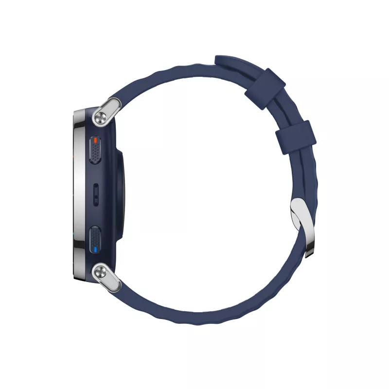 Smartwatch Amazfit W2558GL2N — 1,32 polegadas (3,35 cm) AMOLED 466×466 px, GPS, 365 mAh, bracelete de silicone (azul)