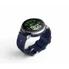 Smartwatch Amazfit W2558GL2N — 1,32 polegadas (3,35 cm) AMOLED 466×466 px, GPS, 365 mAh, bracelete de silicone (azul)