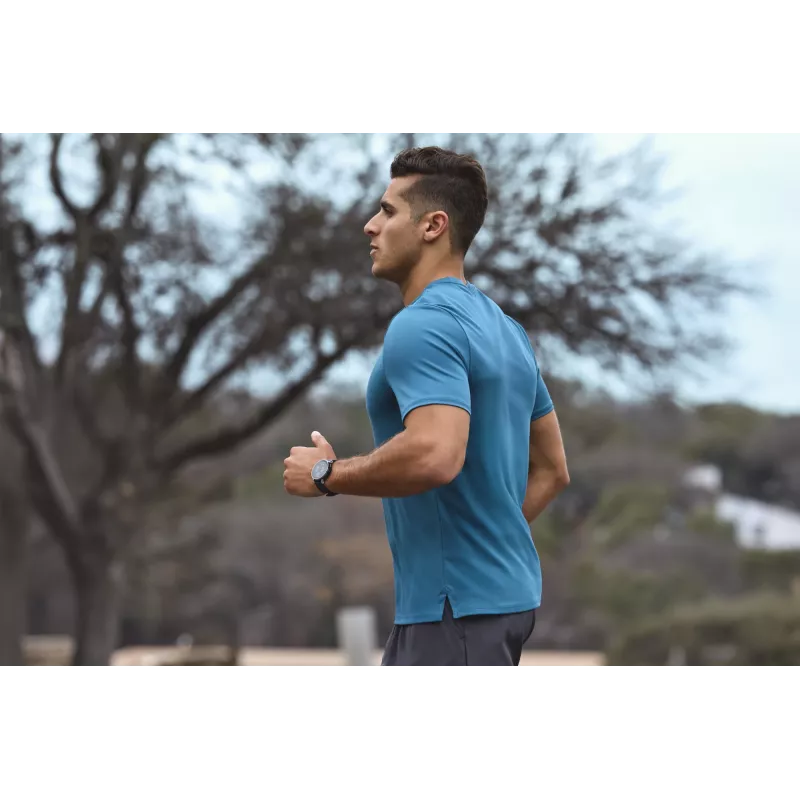 Smartwatch Amazfit W2558GL2N — 1,32 polegadas (3,35 cm) AMOLED 466×466 px, GPS, 365 mAh, bracelete de silicone (azul)