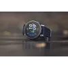 Smartwatch Amazfit W2558GL2N — 1,32 polegadas (3,35 cm) AMOLED 466×466 px, GPS, 365 mAh, bracelete de silicone (azul)