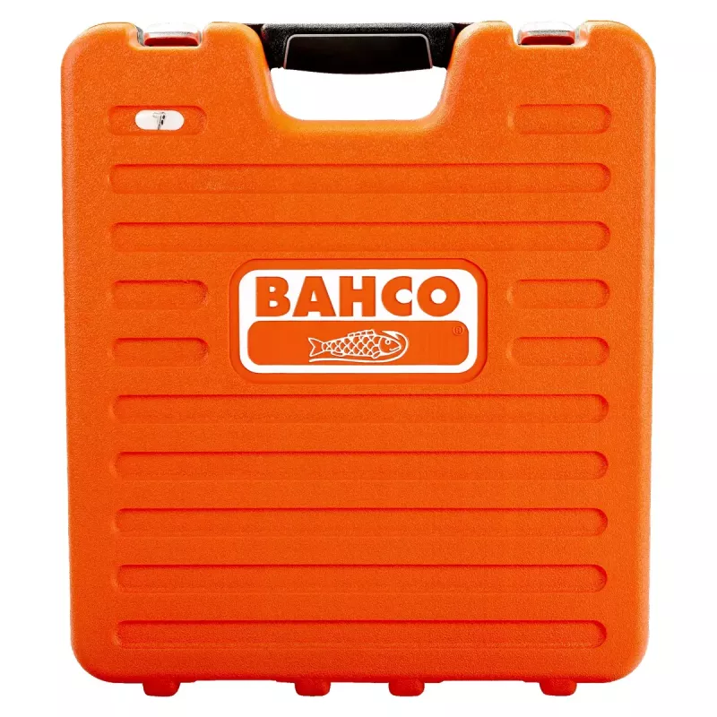 Bahco S138 Conjunto de chaves de caixa, 138 peças, 1/2", 1/4", 3/8"