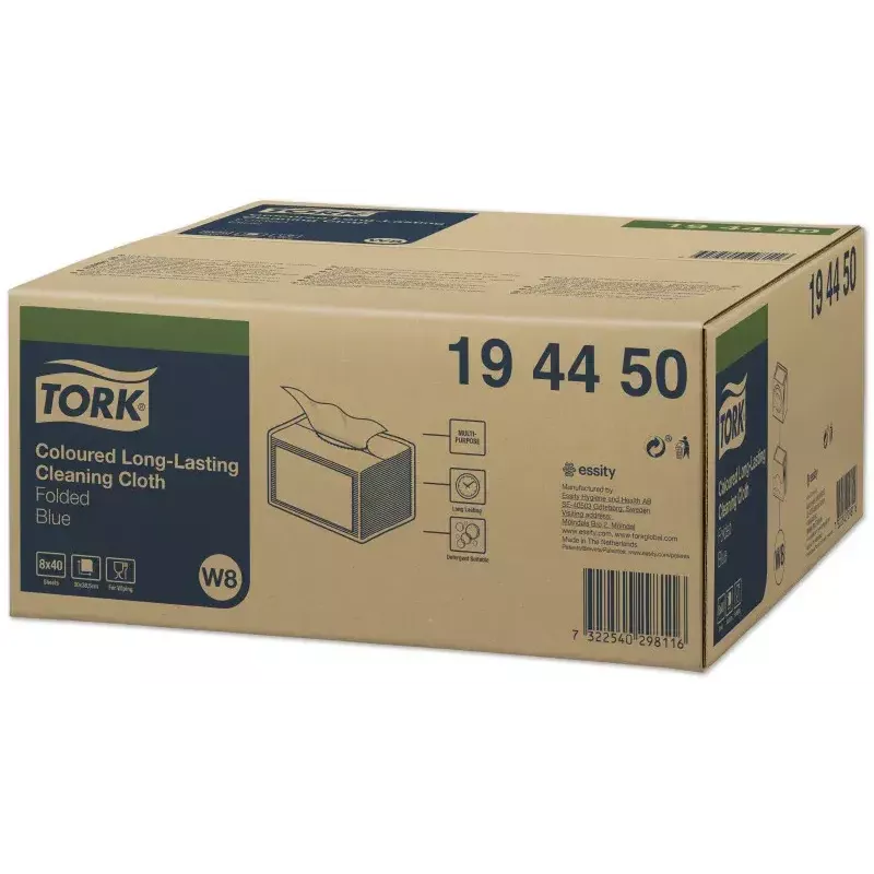 Pano de limpeza de papel Tork 194450